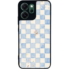 Scaleta Case Reno 14F Uyumlu Şerit Tasarımlı Glossy Mat Siyah Silikon Telefon Kılıfı
