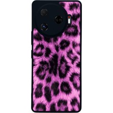 Scaleta Case Camon 30 Pro Uyumlu Kürk Tasarımlı Glossy Mat Siyah Silikon Telefon Kılıfı