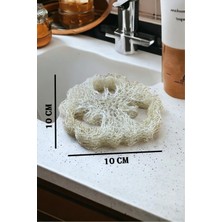 Güzelyüz Avm Doğal Sabunluk Kabak Lifi Sabun Altlığı Katı Sabunluk Banyo Mutfak Lavabo Önü Kurutmalık