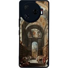 Scaleta Case Camon 30 Pro Uyumlu Tarih Tasarımlı Glossy Mat Siyah Silikon Telefon Kılıfı