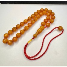 İskenderun Tesbih Iskenderun Tespih Traşlı Osmanlı Benzetmesi Çubuk Sıkma Kehribar Tesbih