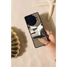 Scaleta Case Camon 30 Pro Uyumlu Porsche Araba Tasarımlı Glossy Mat Siyah Silikon Telefon Kılıfı