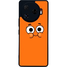 Scaleta Case Camon 30 Pro Uyumlu Çizgi Film Karakteri Tasarımlı Glossy Mat Siyah Silikon Telefon Kılıfı