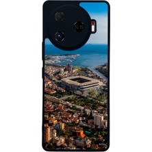 Scaleta Case Camon 30 Pro Uyumlu Taraftar Tasarımlı Glossy Mat Siyah Silikon Telefon Kılıfı