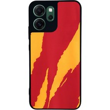 Scaleta Case Reno 14F Uyumlu Taraftar Tasarımlı Glossy Mat Siyah Silikon Telefon Kılıfı