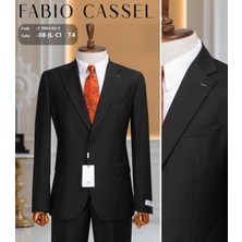 Fabio Cassel Erkek Çift Düğme Klasik Kesim Takım Elbise