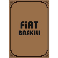 Özgürce 35X50 cm Fiat Baskılı Oto Paspas Kağıdı 100 Adet, Kaliteli ve Uyumlu