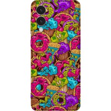 Lelia Samsung Galaxy S25 Edge Uyumlu Baskılı Şeffaf Telefon Kılıfı | Koleksiyon: Snacktoon Delight