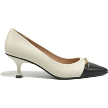 Nine West Acacıa 6fx Krem Kadın Topuklu Ayakkabı