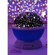 Evinizin Vitrini Dönen Renkli Star Master Yıldızlı Gökyüzü Projeksiyon Gece Lambası Masa Lambası