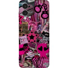 Lelia Samsung Galaxy S25 Edge Uyumlu Baskılı Şeffaf Telefon Kılıfı | Koleksiyon: Chromatica Aura