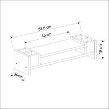 Betroya Ordena Kemençe Ergonomi Monitör Yükselticisi