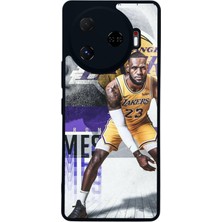 Scaleta Case Camon 30 Pro Uyumlu Lebron James Tasarımlı Glossy Mat Siyah Silikon Telefon Kılıfı