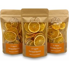 Zerbap 3'lü Portakal Kurusu Seti - %100 Doğal, Şeker Ilavesiz C Vitamini Deposu (3 x 50 G)