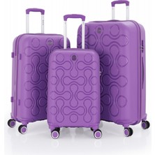 Mçs Üçlü Polipropilen Valiz Seti V376