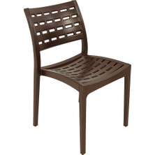 Norino Mandella Cafe Sandalye Kahverengi