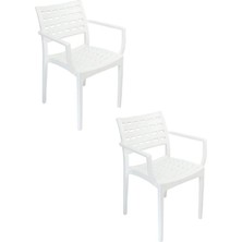 Norino Mandella Cafe Koltuk (2 Adet) Beyaz