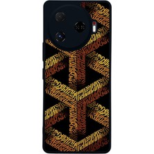 Scaleta Case Camon 30 Pro Uyumlu Kaligrafi Tasarımlı Glossy Mat Siyah Silikon Telefon Kılıfı