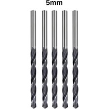 Endüstriyel Ümit Yapı Market Hss Metal Delme Matkap Ucu Seti - 5 Adet 5 mm - Demir & Çelik Için Profesyonel Ahşap ve Metal