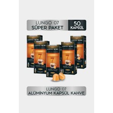 Coffee More 7 Lungo Kapsül Kahve 10 x 5 Paket ( 50 Adet ) Nespresso Uyumlu