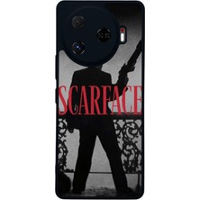 Scaleta Case Camon 30 Pro Uyumlu Scarface Tony Montana Tasarımlı Glossy Mat Siyah Silikon Telefon Kılıfı
