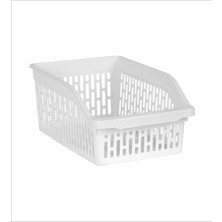 Norino Sağlam Plastik 3 Adet Dolap Düzenleyici (2 No) Beyaz