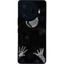 Scaleta Case Camon 30 Pro Uyumlu Voleybol Tasarımlı Glossy Mat Siyah Silikon Telefon Kılıfı