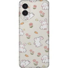 Lelia Samsung Galaxy S25 Edge Uyumlu Baskılı Şeffaf Telefon Kılıfı | Koleksiyon: Cute Animals
