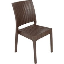 Norino Mandella Elit Rattan Sandalye Kahverengi