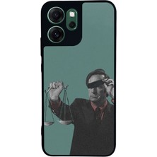 Scaleta Case Reno 14F Uyumlu Better Call Saul Tasarımlı Glossy Mat Siyah Silikon Telefon Kılıfı