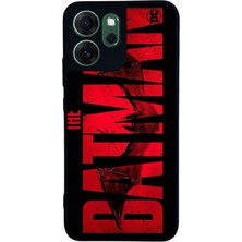 Scaleta Case Reno 14F Uyumlu Batman Tasarımlı Glossy Mat Siyah Silikon Telefon Kılıfı