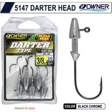 Owner 5147 Darter Head Type 7.2 gr Jig Head 2/0