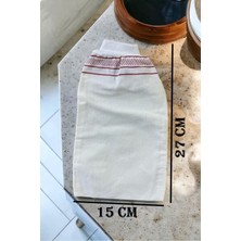 Güzelyüz Avm Doğal Floş Ipek Banyo Duş Kesesi 27x15 cm Premium Kir Sökücü Peeling Eldiveni