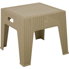 Norino Mandella Elit Rattan Sehpa Çölbeji