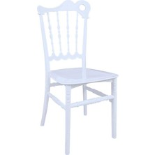 Norino Mandella Karmen Düğün Sandalyesi Model 4 (6 Adet) Beyaz