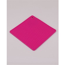 Dirisan Home's Petek Dokulu Silikon Kare Nihale Pembe