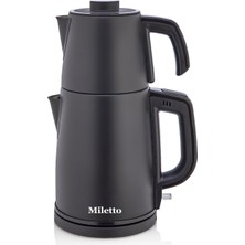 Miletto Inox 2000W Gizli Rezistanslı Otomatik Çay Makinesi 2,9 Lt - MT20