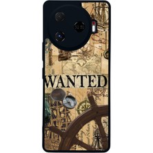 Scaleta Case Camon 30 Pro Uyumlu Korsan Tasarımlı Glossy Mat Siyah Silikon Telefon Kılıfı