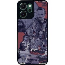 Scaleta Case Reno 14F Uyumlu Breaking Bad Tasarımlı Glossy Mat Siyah Silikon Telefon Kılıfı