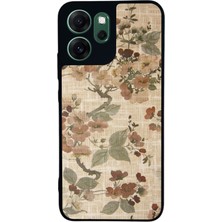 Scaleta Case Reno 14F Uyumlu Motif Tasarımlı Glossy Mat Siyah Silikon Telefon Kılıfı