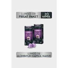 Coffee More 8 Lungo Kapsül Kahve 10 x 2 Paket ( 20 Adet ) Nespresso Uyumlu