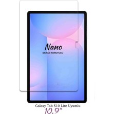 Fuchsia Galaxy Tab S10 Lite ile Uyumlu 10.9 Inç Nano ve Ultra Ince Tablet Ekran Koruyucu