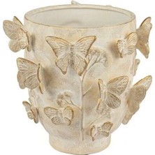 Mikasa Moor Krem Gold Butterfly Vazo 25X25CM