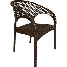 Norino Mandella Regnum Örgü Koltuk (2 Adet) Kahverengi