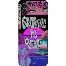 Lelia Samsung Galaxy S25 Edge Uyumlu Baskılı Şeffaf Telefon Kılıfı | Koleksiyon: Neondream District