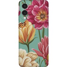 Lelia Samsung Galaxy S25 Edge Uyumlu Baskılı Şeffaf Telefon Kılıfı | Koleksiyon: Floraluxe Botanica