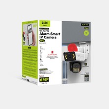 Wi-Fi, Ptz Hareket Algılı Alarmlı 6mp Full Hd, Çift Lensli Ip Kamera