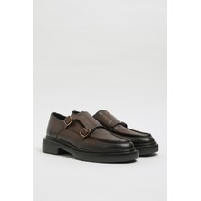 Faruk Balkanas Manfredi Model Natural Deri Casual Ayakkabı