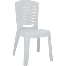 Norino Mandella Zambak Sandalye  (6 Adet) Beyaz