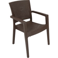 Norino Mandella Zeus Rattan Koltuk Kahverengi